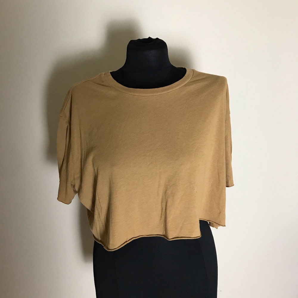 Alo Casual Tan Women's Crop Top